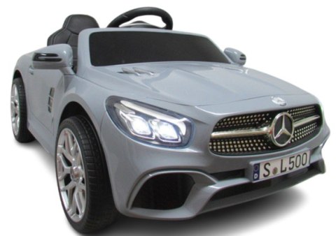 Mercedes SL500 dla Dzieci – Szary | Akumulator Litowo-Jonowy | Skóra