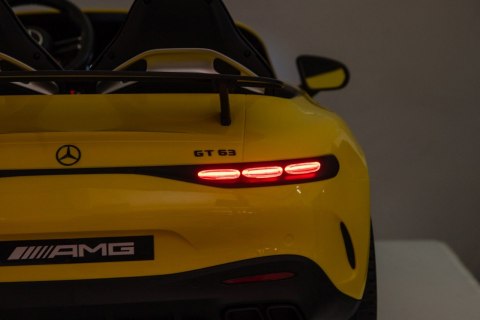 Pojazd Mercedes Benz GT63 AMG Żółty