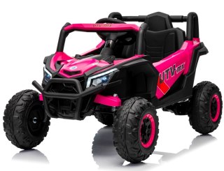 UTV2 R-Sport Różowy 4x4 – Auto na Akumulator | Koła EVA | Skóra | Li-ion