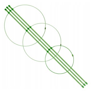 Podpora pierscieniowa do roslin 60 cm