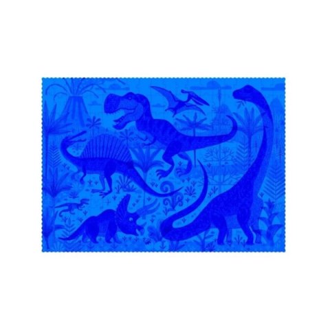 Puzzle edukacyjne Odkryj Dinozaury 200 el. z lupami - Londji 8+