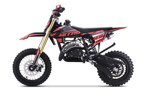 Motor Spalinowy NITRO 60cc 2T Cross z Zrywką | 50 km/h Czerwony