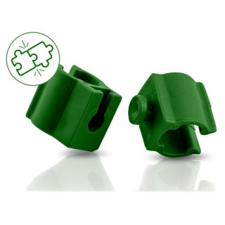 Złączki do tyczek 11mm typu 2 do pomidorów roślin Plonos PL-941 zielone 10szt