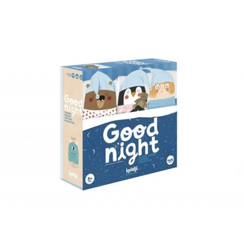 Gra edukacyjna Londji Goodnight 3w1 dla dzieci od 3 lat - pamięć