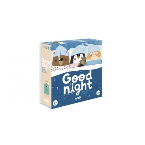 Gra edukacyjna Londji Goodnight 3w1 dla dzieci od 3 lat - pamięć