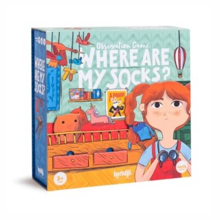 Gra obserwacyjna dla dzieci Where are my socks? - Londji 3+