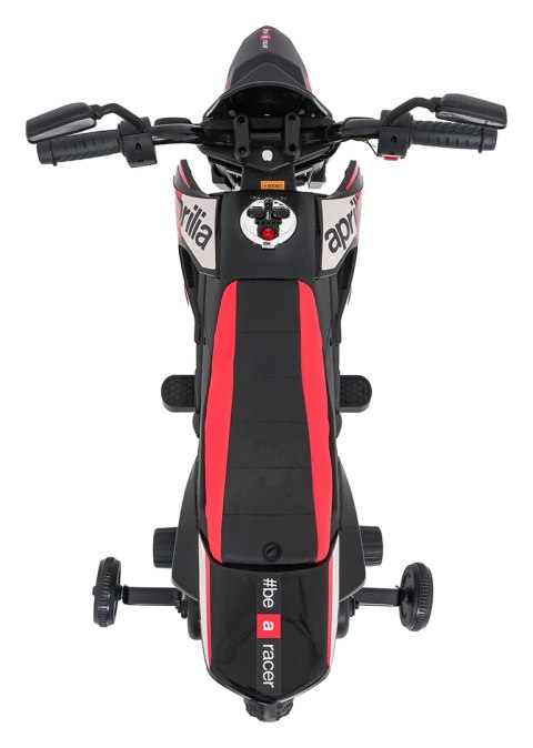 Motor Aprilia RX Biały na Akumulator czerwony 2x35W + Kółka Boczne