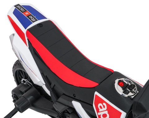 Motor Aprilia RX na Akumulator dla Dzieci 12V Biały | Koła EVA