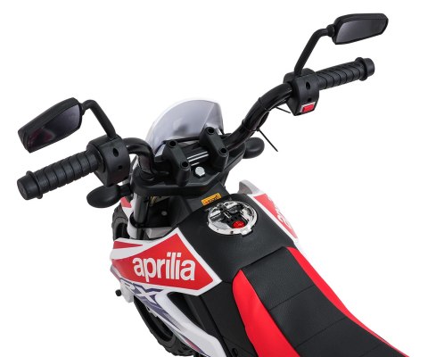 Motor Aprilia RX na Akumulator dla Dzieci 12V Biały | Koła EVA