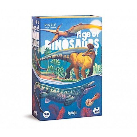 Puzzle edukacyjne Era dinozaurów 100 el. - Londji od 5 lat
