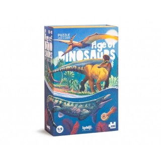 Puzzle edukacyjne Era dinozaurów 100 el. - Londji od 5 lat