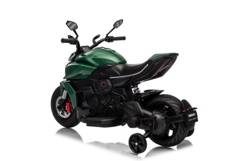 Motor na Akumulator Ducati Diavel for Bentley 12V Koła EVA Zielony