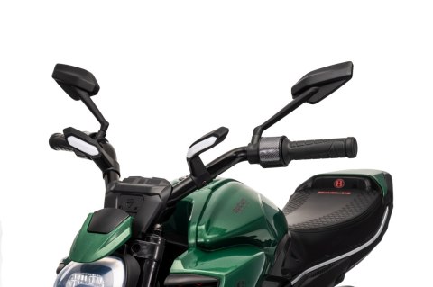 Motor na Akumulator Ducati Diavel for Bentley 12V Koła EVA Zielony
