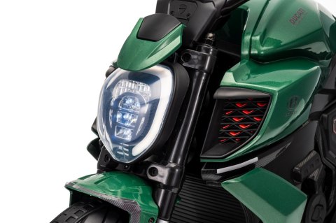 Motor na Akumulator Ducati Diavel for Bentley 12V Koła EVA Zielony