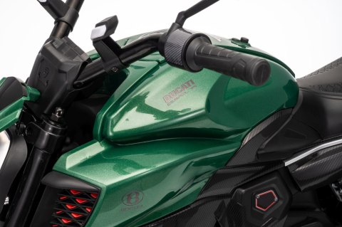 Motor na Akumulator Ducati Diavel for Bentley 12V Koła EVA Zielony