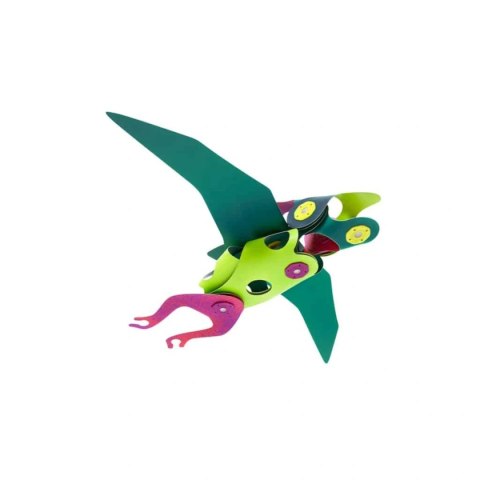 Klocki magnetyczne dinozaury 22 el. giętkie - Clixo 4+