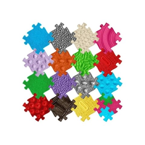 Maty sensoryczne Muffik 19 el. Medium 1+2 - zestaw od 1 lat