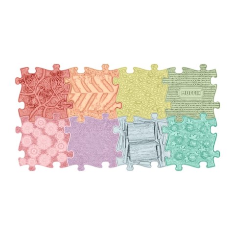Maty sensoryczne Tęcza Pastel 8 el. ścieżka - Muffik 12m+