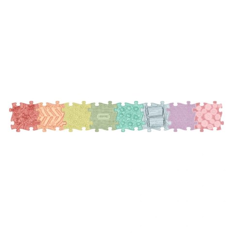 Maty sensoryczne Tęcza Pastel 8 el. ścieżka - Muffik 12m+