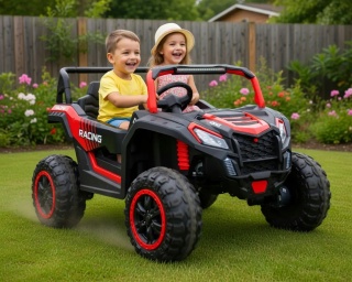Ogromny buggy na akumulator A032 atv racing dla 2 dzieci 4x200w 24v 4x4