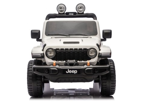 Auto na akumulator Jeep Rubicon 4x4 dla dzieci 24V biały DK-JWR556 moc 4x200W