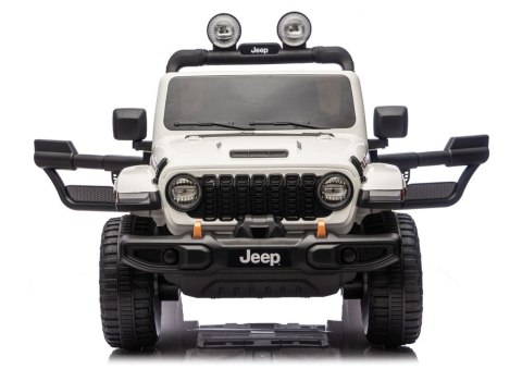 Auto na akumulator Jeep Rubicon 4x4 dla dzieci 24V biały DK-JWR556 moc 4x200W