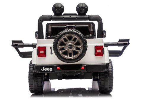 Auto na akumulator Jeep Rubicon 4x4 dla dzieci 24V biały DK-JWR556 moc 4x200W