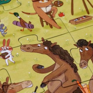 Puzzle Farmtastic traktorek 36 elem. gra szukaj-znajdź - Londji 3+