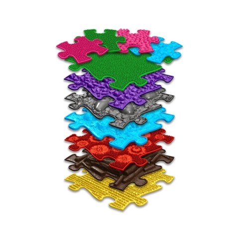 Puzzle dotykowe MUFFIK Medium 2 - mata sensoryczna 11 el. 3+