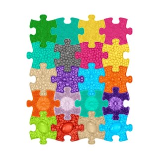 Maty sensoryczne Muffik Mini Puzzle 20 elementów - od 12 m-cy