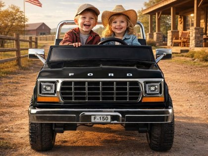 Auto na akumulator KFord Bronco żółty Autko Pickup PA0338