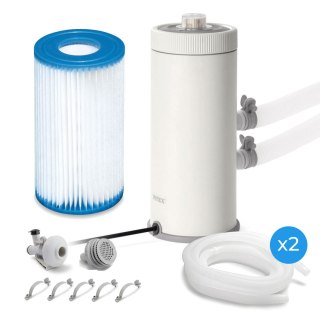 Pompa filtrująca do basenu 3785 L/h filtr + elementy instalacyjne INTEX 26638