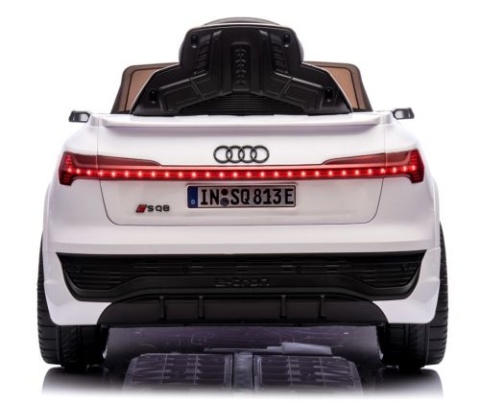 AUDI SQ8 BIAŁY Auto na akumulator EVA Skóra pilot Akumulator litowo-jonowy