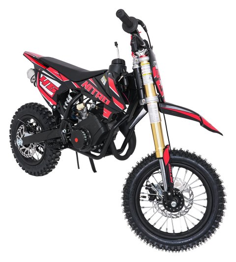 Motor Spalinowy NITRO 60cc 2T Cross z Zrywką | 50 km/h Czerwony