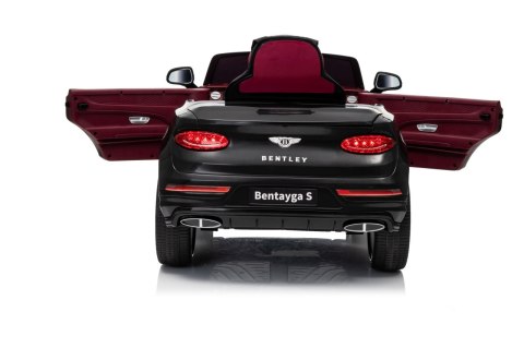 Bentley Bentayga S Czarny na Akumulator dla Dziecka | 12V, Pilot, Koła EVA