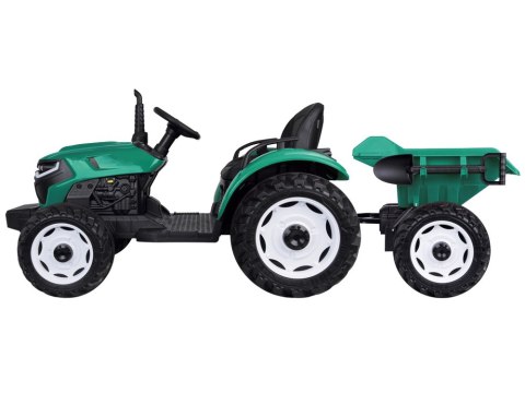TRAKTOR na akumulator z przyczepą i ruchomym kiperem PA0347