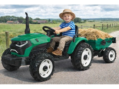 TRAKTOR na akumulator z przyczepą i ruchomym kiperem PA0347