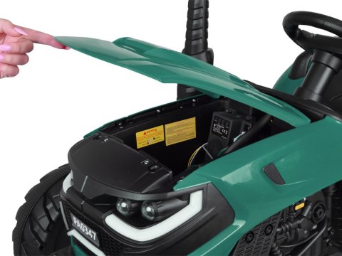 TRAKTOR na akumulator z przyczepą i ruchomym kiperem PA0347