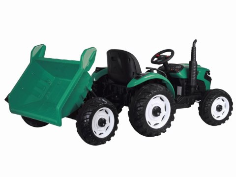 TRAKTOR na akumulator z przyczepą i ruchomym kiperem PA0347