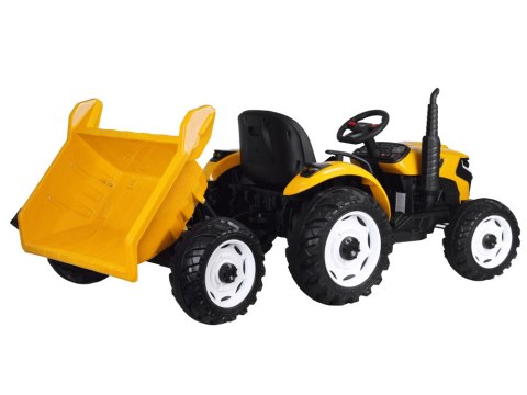 TRAKTOR na akumulator z przyczepą i ruchomym kiperem PA0347