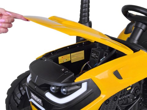 TRAKTOR na akumulator z przyczepą i ruchomym kiperem PA0347