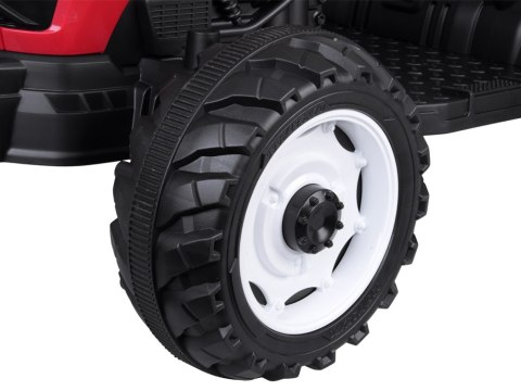 TRAKTOR na akumulator z przyczepą i ruchomym kiprem PA0347