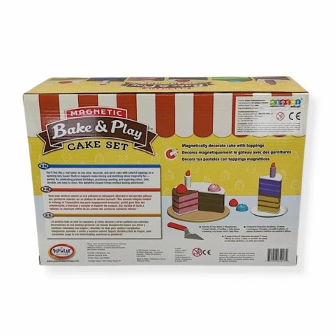 Magnetyczny tort do zabawy 6 elementów - Popular Playthings 3+
