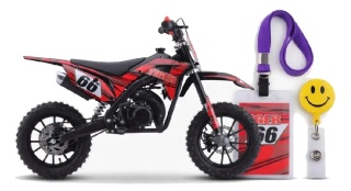 Pojazd Motor Spalinowy 49CC TIGER Czerwony