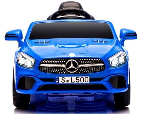 Mercedes SL500 Niebieski Piankowe Koła Eva, miękki fotelik Licencja Akumulator litowo-jonowy