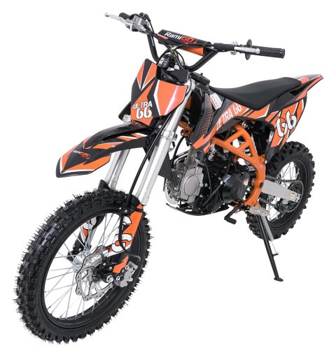 Pit Bike Ultra 66 125cc – Mocny Motocykl Spalinowy | Tarczowe Hamulce