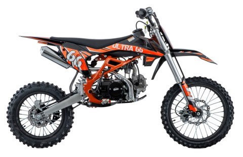 Pit Bike Ultra 66 125cc – Mocny Motocykl Spalinowy | Tarczowe Hamulce