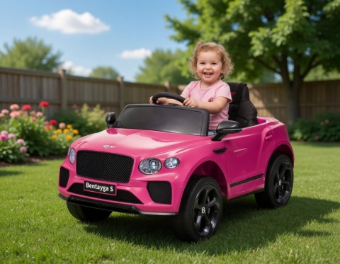 Auto na akumulator Bentley Bentayga S Różowy 2x35W