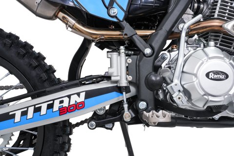 Pojazd Cross TITAN 300cc niebieski Motor Spalinowy dla Młodzieży