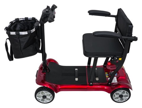 Skuter Elektryczny Czterokołowy dla Seniorów EasyGo Czerwony